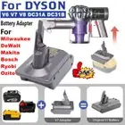Adapter For Makita DeWalt Milwaukee Battery Convert To Dyson V7 V8 V6 AU