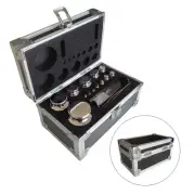 F1 Class Stainless Steel Calibration Weight Kit with Case and Tweezers 1mg-1Kg