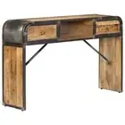 Solid Wood Timber Console Table Storage Drawers Sideboard Display Rack