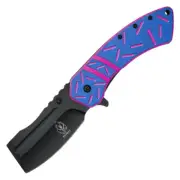 8" Blue Sprinkles Pocket Cleaver