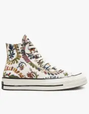 Converse Wmns Fall Florals Prints Chuck 70 High Tops 572545C Egret/Field Surplus