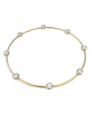 Swarovski Constella Crystal Choker Necklace in Gold Tone, 14.13-16.13