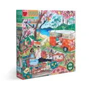 eeBoo 1000 Pc Puzzle – Camper Life Kids Puzzle Family Puzzle 05028