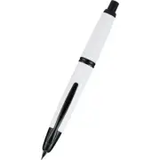 Pilot Vanishing Point Fountain Pen Namiki Black White Metal