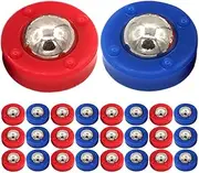 HANABASS 40pcs Sliding Pucks for Shuffleboard Durable Rolling Beads Game Supplies and Colors Easy Glide and Design for Fun Tabletop Games