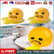Vomiting Egg Stress Ball Squishy Puking Egg Yolk Squeeze Ball With Yellow Goop