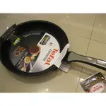 【TEFAL 特福】鈦廚悍將系列24CM不沾鍋平底鍋(適用於電磁爐)