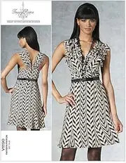 [VOGUE PATTERNS] V1190 Misses' Dress, Size EE (14-16-18-20)