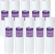 10 x Aqua-Plus 5 Micron Polyspun Replacement Sediment Water Filter Cartridges 10" x 2.5"