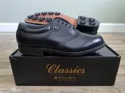 NEW Vintage Footjoy Classics Lites Mens Golf Shoes 52126 BLK/BLK 8.5E
