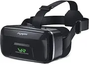 VR Glasses, VR 3D Virtual Reality Glasses Suitable for 3D Movies and Games, HD VR 3D Glasses Compatible with 4.7-6.6 Inch Android iPhone Smartphone, Gift