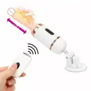 Wireless Sex Machine Automatic Heating Realistic Dildo Vibrator Masturbation Cla