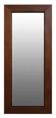 Toby Solid Mahogany Timber Standing Mirror (Mahogany)