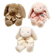 Stuffed Bunny Plush Toy Cute Long Ear Animal Rabbit Plushies Soft