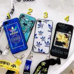 預購 IPHONE 蘋果 潮牌 ADIDAS 愛迪達 KENZO 老虎頭 浮雕 全包手機保護殼(附同款掛繩)