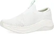 [Dansko] Pep Slip-On Walking Sneakers for Women - Comfortable, Breathable Walking Shoes with Arch Support - Stain Resistant with Lightweight Rubber Outsole, White, 5.5-6