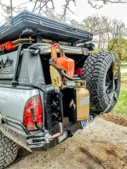 Overlanding - Camping Chainsaw Mount - Holder, Locking Saw Mount, Jeep, Toyota