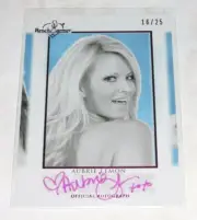 2014 Benchwarmer AUBRIE LEMON Hot For Teacher YEARBOOK Pink Foil Auto/25 PLAYBOY