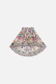 KIDS HIGH LOW HEM SKIRT 4-10 QUEENS BEE HIVE
