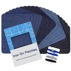 Iron on Patches for Clothes,20PCS Iron on Patches for Jeans 3" by 4-1/4",4 Shade