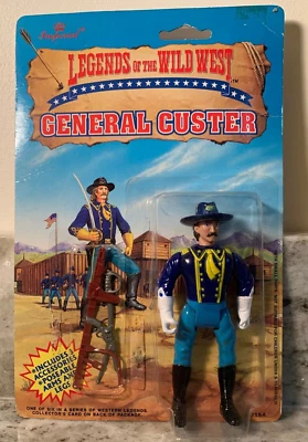 Vintage 1991 Legends Of West General Custer Action Figure NOS