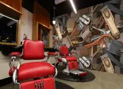 3D Brush G170 Hair Cut Barber Shop Wallpaper Wall Murals Self-adhesive Honey