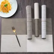 PVC Insulation Mat Set for Dining Tables Stylish and Functional Design
