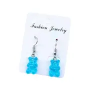 Gummy Bear Earrings - Orange - Dangle