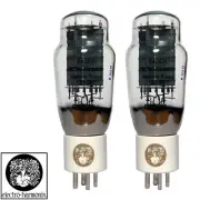 New Matched Pair 2x Electro Harmonix 2A3 Gold Grid Vacuum Tubes
