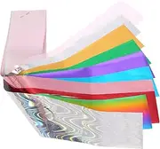 Labymos 30 Color Nail Sticker Nail Art Transfer Foils Sticker DIY Nail Decoration Nail Tip Sticker Mani Decoration Tool