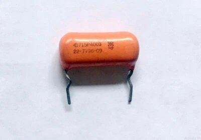 Genuine Sprague Orange Drop SBE 715P 223J Guitar Bass Cap Capacitor 0.022uf 80V