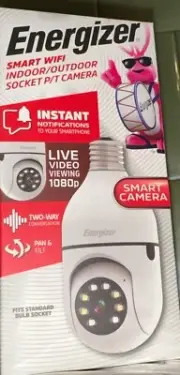 Energizer Smart WIFI Indoor/Outdoor Socket P/T Camera