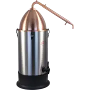 Turbo 500 Still Kit with Copper Alembic Dome Lid and Condenser - Make Spirits!