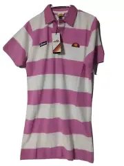 Ellesse Mens M Polo Shirt Short Sleeve NWT Msrp $65 Extra Long