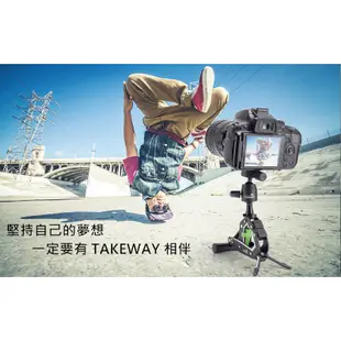 TAKEWAY T2鉗式腳架 萬用運動夾 (Gopro固定座/底座/支架/迷你腳架/運動攝影機)【極限專賣】