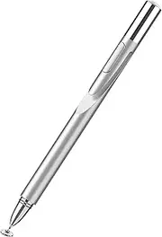 Adonit Pro 4 (Silver) Luxury Capacitive Stylus Pen, High Sensitivity Fine Point and Precision,Stylus for iPad, Air, Mini, Android, iPhone, Touch Screen Devices Tablet, Smartphone