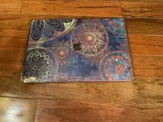 MacBook Case. Gold & Jewel tone Boho Mandala pattern laptop hard shell case 16”