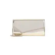 [Jimmy Choo] Jimmy Choo-Gold Mirror Leather Emmie. Mif Bag-Donna OS OS
