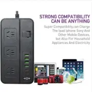 3 Way Outlet Surge Protector Power Board 4 USB Port Overload Protection Charger
