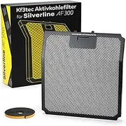 KF3TEC® Activated Carbon Filter for Silverline AF 500 Activated Carbon Filter (up to 3x Washable) - Pack of 1