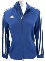NEW Adidas Tiro 19 Aeroready Full Zip Navy Blue 3-stripe Track Jacket Women's M