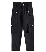 [Balmain Kids] Balmain Kids Wool cargo pants Y 14 black