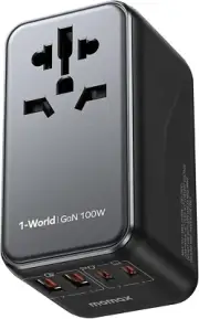 Momax Travel Adapter 70 W GaN TECH Universal All In One Travel Adapter.FREE SHIP