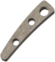 Flytanium Fist Pilar CRKT Backspacer Stonewash Finish Titanium - FLY-786