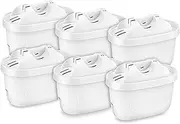 6 Pack of Water Filter Cartridges -Filter Cartridges Compatible with Brita Maxtra+, Brita Style, Merella Cool, Mavea Elemaris XL,Flow Water Tank