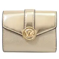 在飛比找PChome24h購物優惠-MICHAEL KORS CARMEN 金屬MK LOGO三