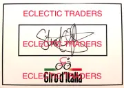 Stuart O'Grady SIGNED Giro d'Italia cycling card. Olympics GOLD Tour de France