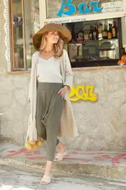 Meadow Wandering Longline Duster--BOHO-433