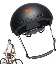 [Generic] Smart Cycling Headgear - Shock Resistance Headwear Protector Gear - 3 Lighting Modes Sports Headwear with Camera for Enhanced Cycling Safety