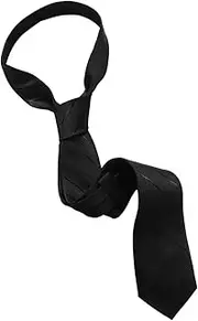 [TOVINANNA] Elegant Solid Wide Tie Men's Formal Dress Tie for Office Interviews Corporate Events